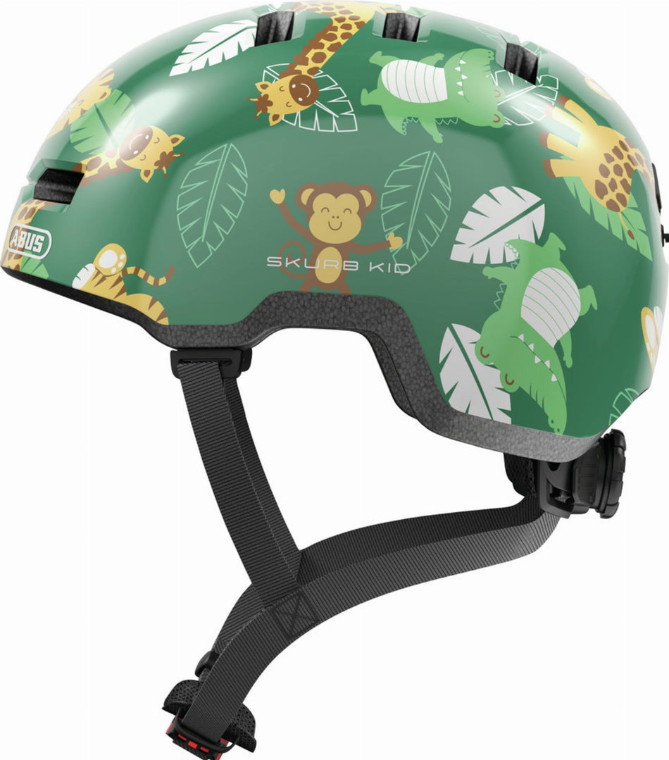 Abus Skurb Kid Kinder-Helm green jungle