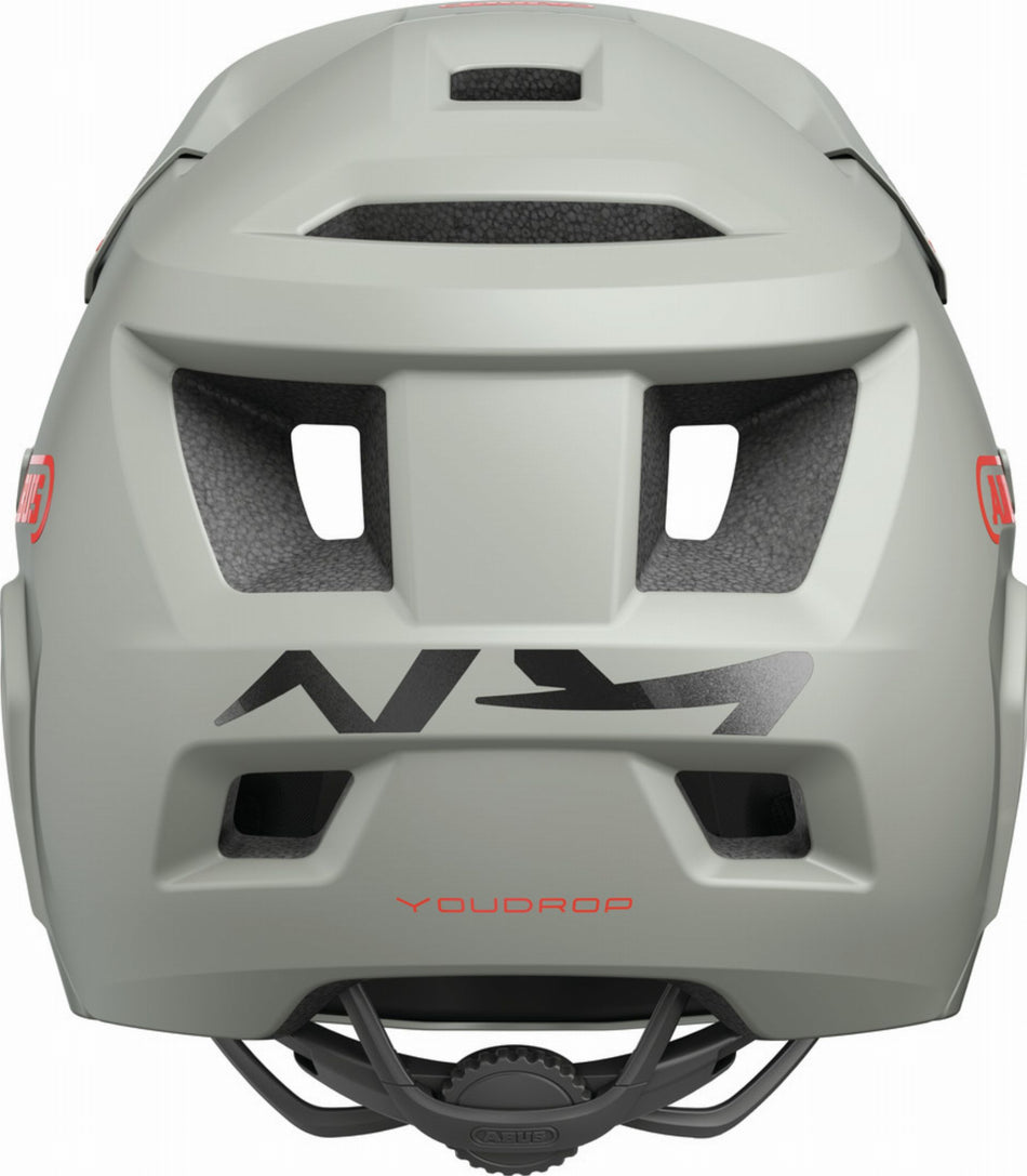 Abus YouDrop FF Kinder-Helm chalk grey S (48-55 cm)