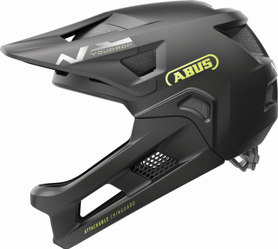 Abus YouDrop FF Kinder-Helm velvet black S (48-55 cm)