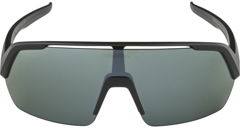 Alpina Turbo HR Q-Lite Sportbrille black matt/mirror silver