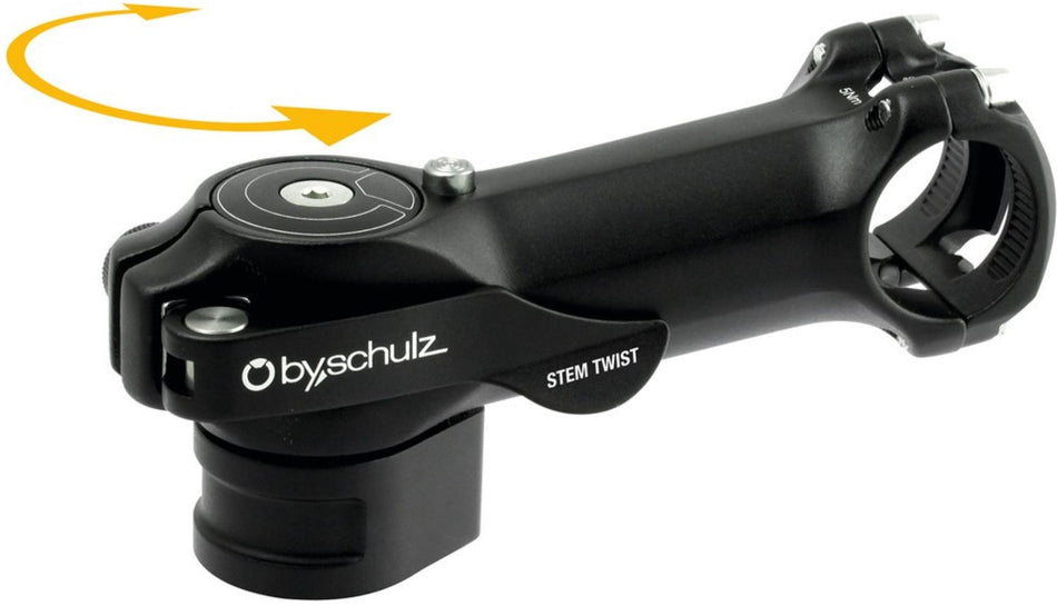 by.schulz Twist SDS Vorbau 8° 1 1/8" Lenkerklemmung 31,8 mm schwarz