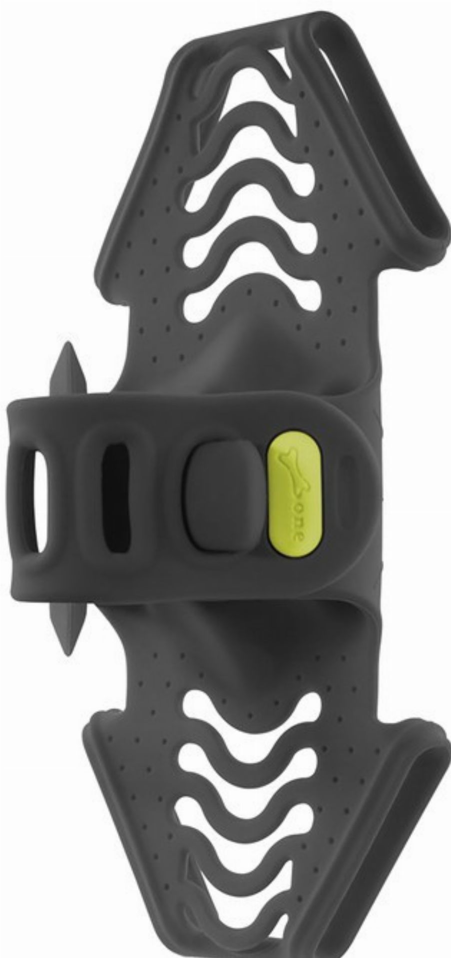 by.schulz Smartphone Halter Bone Bike Tie Pro 2 Montage am Vorbau schwarz 65 x 133 x 40 mm