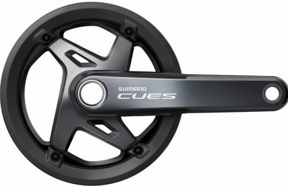 Shimano FC-U8000 Cues Kurbelgarnitur 9/10/11-fach mit Kettenschutzring, 40 Zähne schwarz
