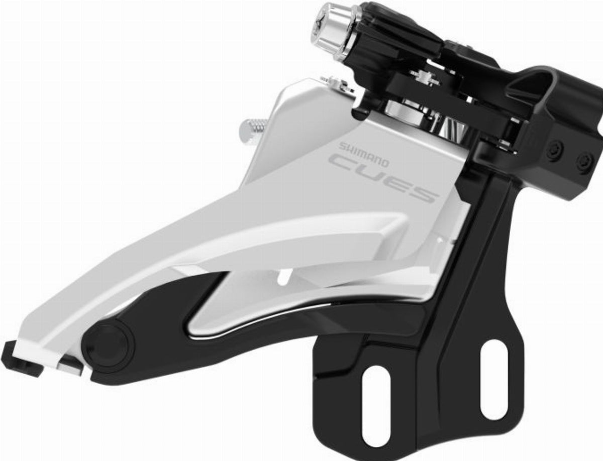 Shimano Cues Umwerfer 2x9/10-fach schwarz - E-Type Front-Pull 40Z