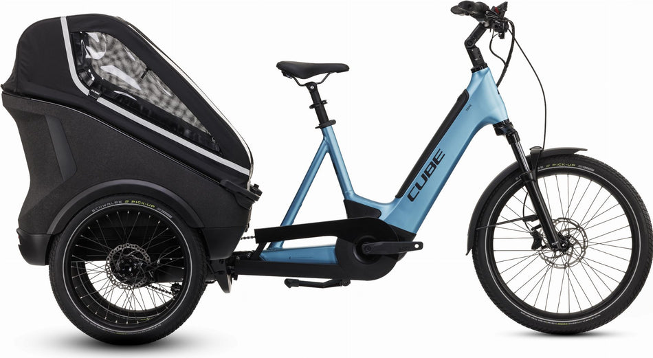 Cube Trike Family Hybrid 1500 Wh E-Lastenrad 24"/20" blue´n´reflex one size