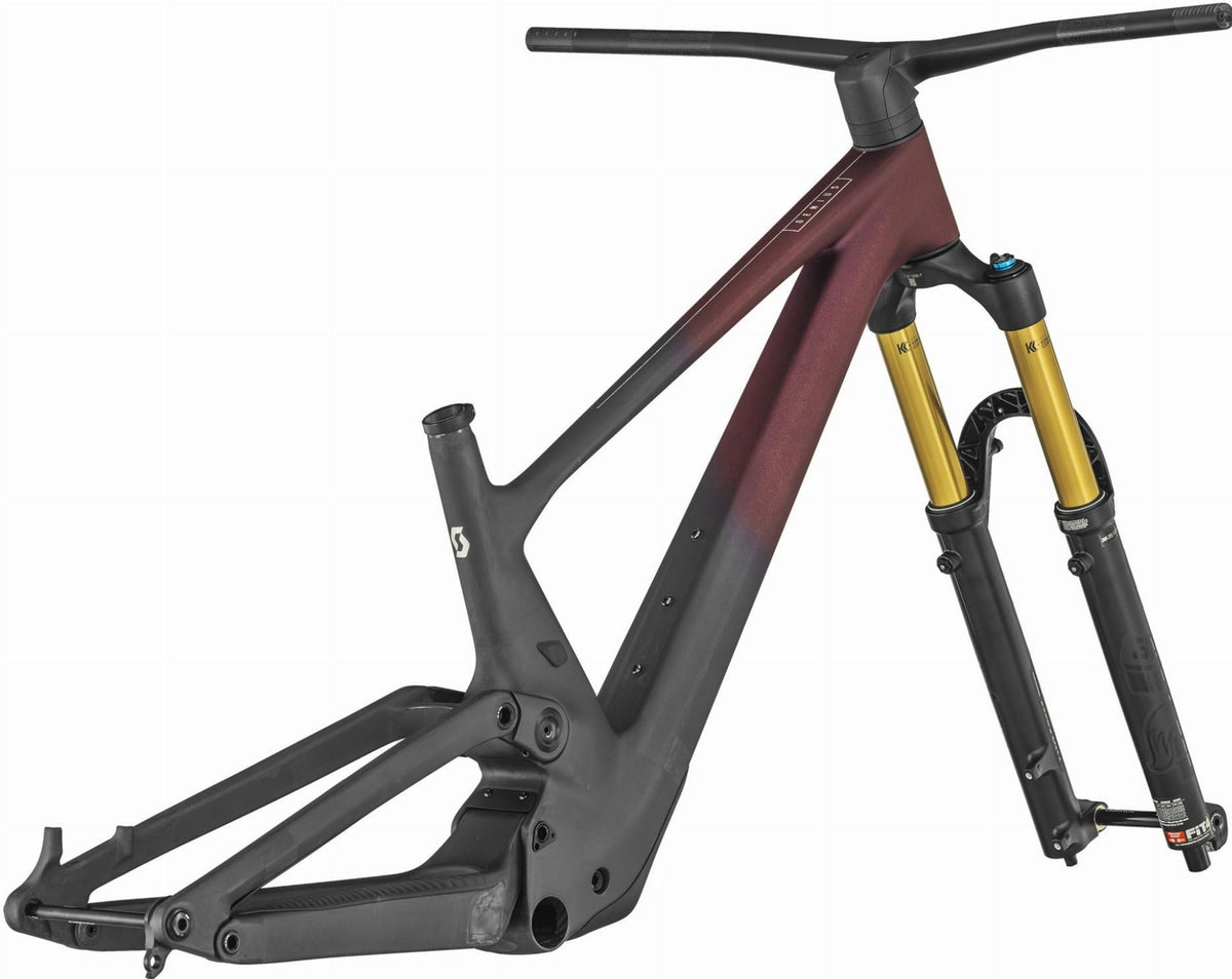 fahrradrahmen mtb fully Scott Genius Ultimate HMX Rahmenset MTB-Fully raw carbon/candy red fla – Biketech24
