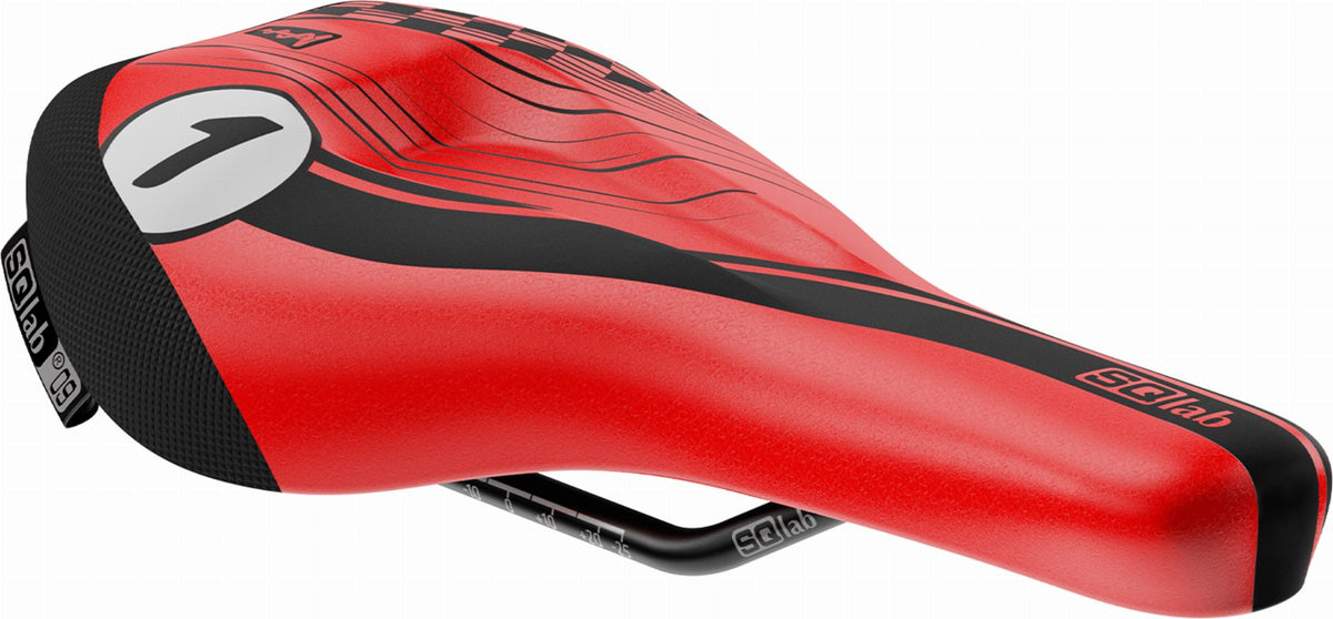 SQlab 6 1/2 Ergowave Racing Kindersattel rot - 9 cm