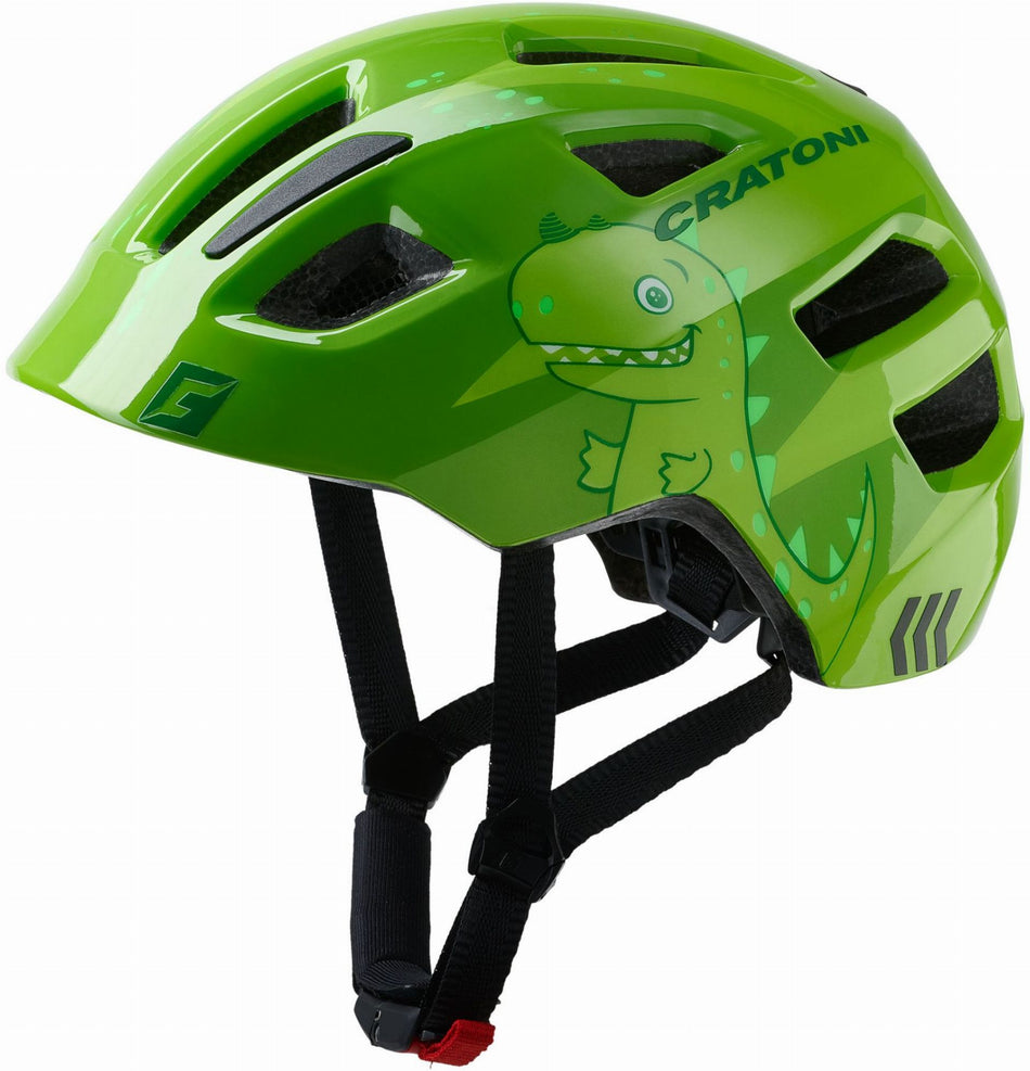 Cratoni Maxster Kinder-Helm dino green glossy