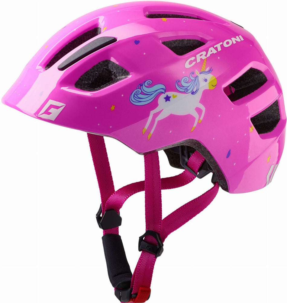 Cratoni Maxster Kinder-Helm unicorn pink glossy