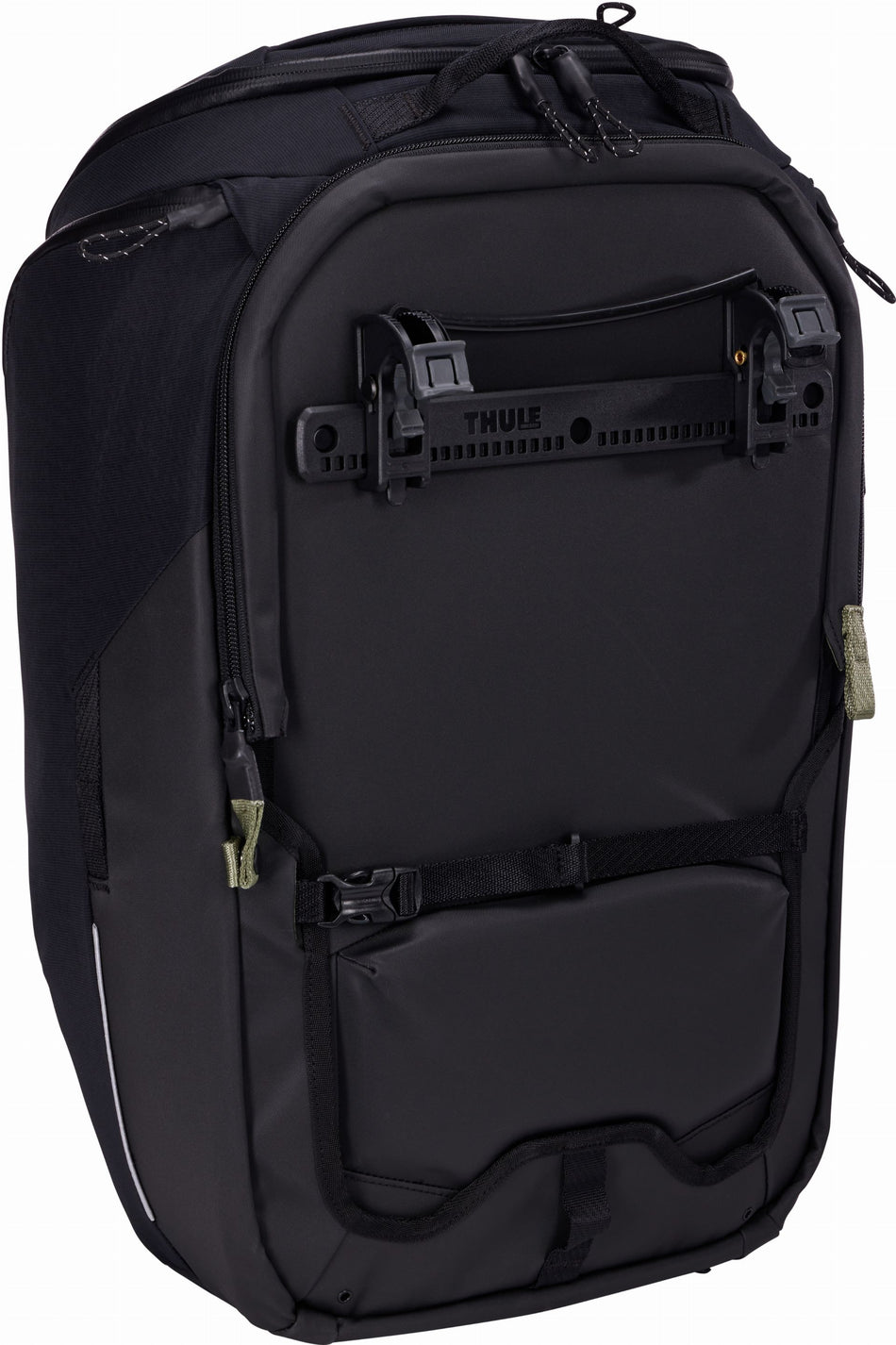 Thule Paramount Hybrid Pannier Fahrradpacktasche und Rucksack in einem schwarz 26 L