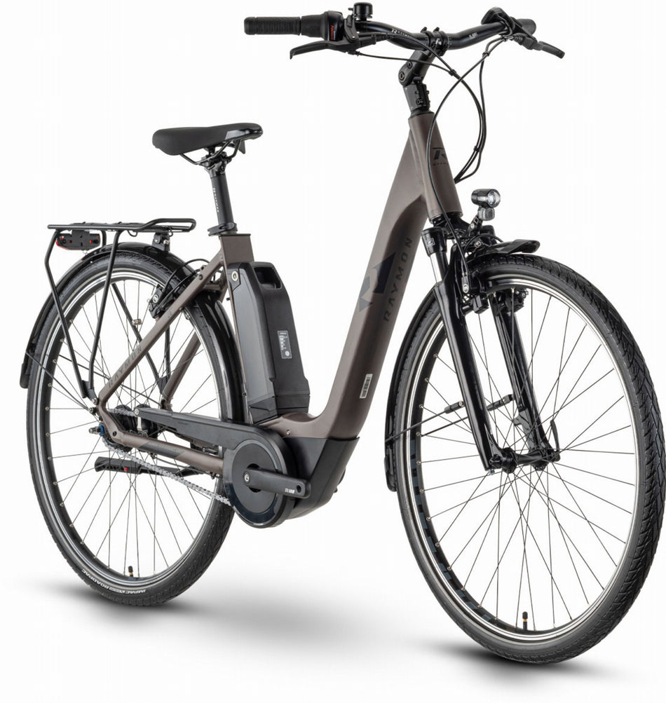 Raymon CityRay E 2.0 CB 400 Wh E-Bike Wave 28" stone/black matt
