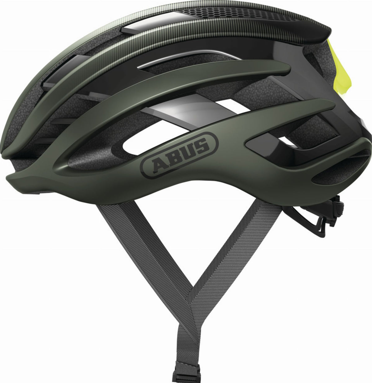 abus rennrad Abus AirBreaker Rennrad-Helm olive green – Biketech24