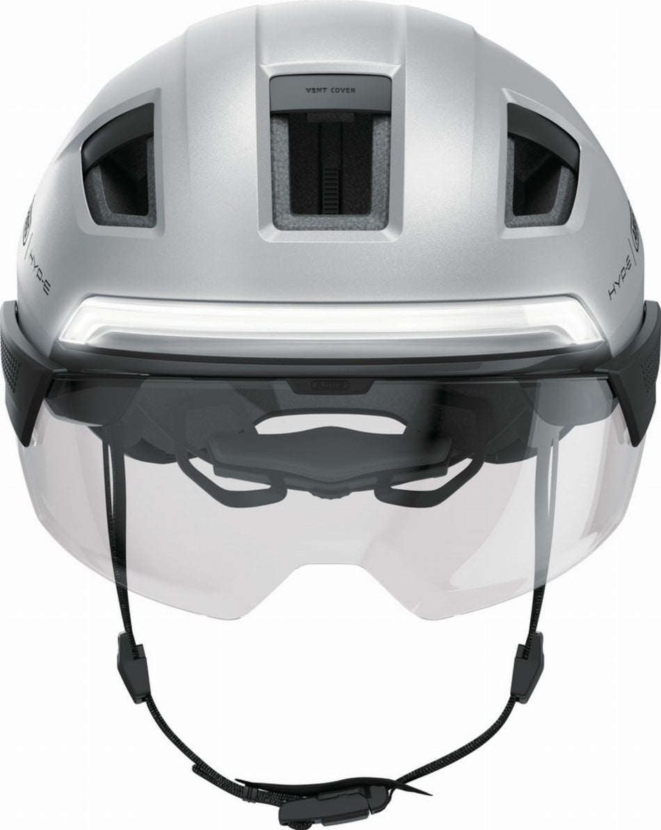 Abus Hyp-E Ace Helm gleam silver