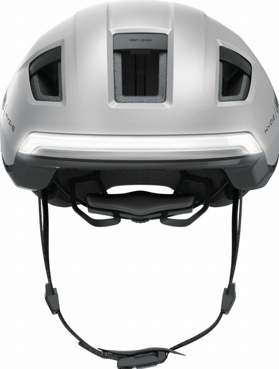 Abus Hyp-E Helm gleam silver