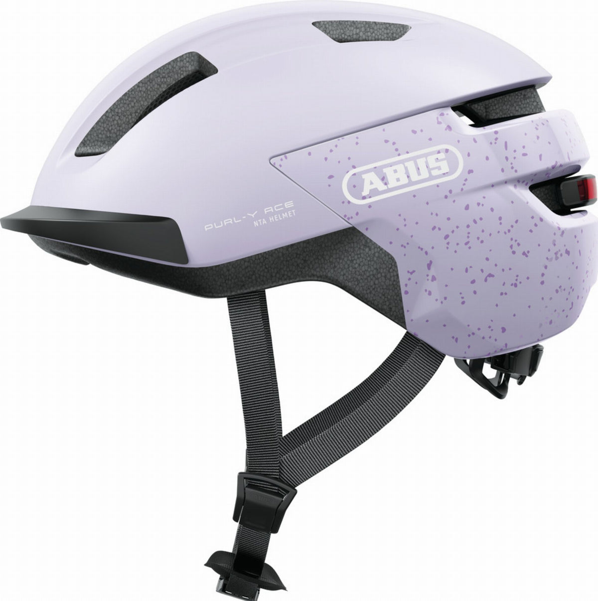 abus fahrradhelm mit visier damen Abus Purl-Y Ace Helm light lavender – Biketech24