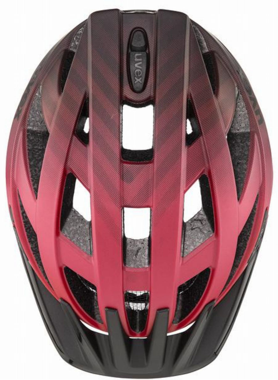 Uvex I-VO CC Helm red-black matt
