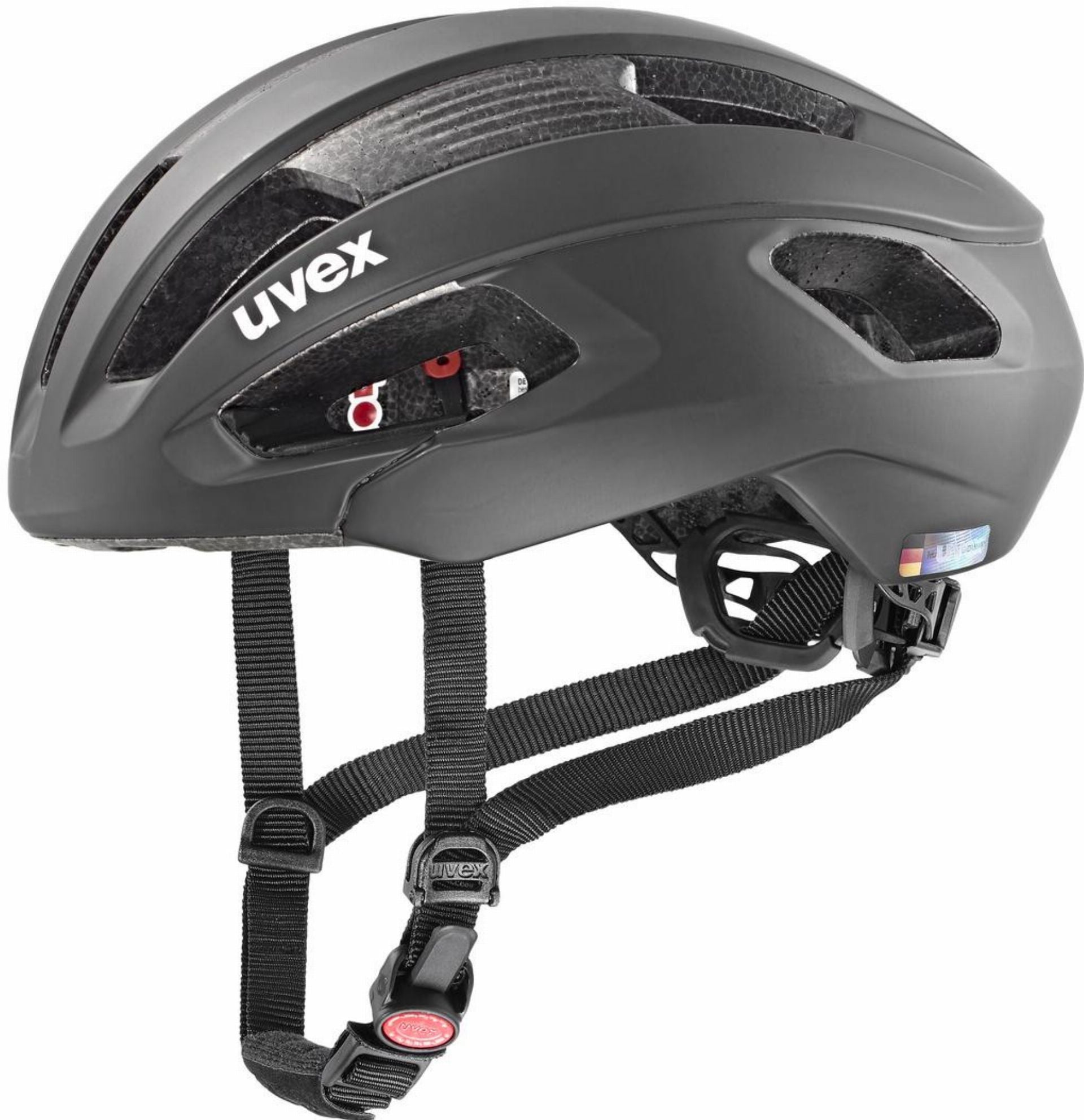 Uvex Rise CC Rennrad-Helm all black matt - 56-59 cm
