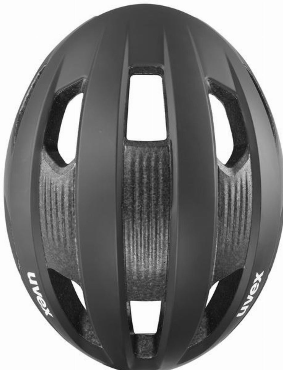 Uvex Rise CC Rennrad-Helm all black matt