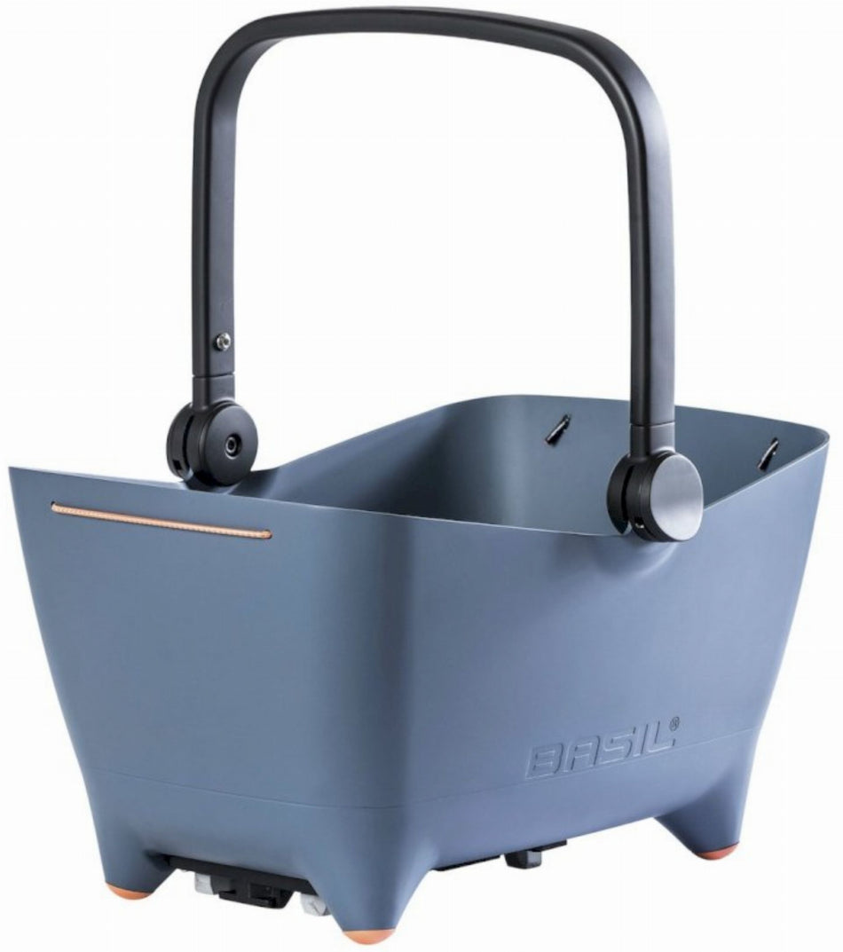 Basil Buddy MIK 2.0  Gepäckträgerkorb für Hund/Tier  faded denim 32 L
