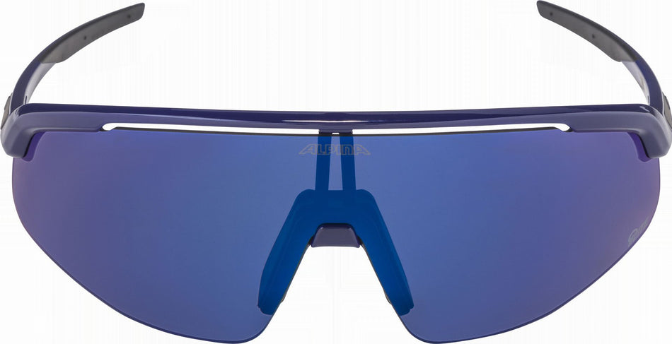Alpina Turbo Pro Q-Lite Sportbrille miracle-blue matt/mirror blue one size