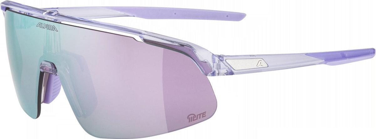 Alpina Turbo Pro S Q-Lite Sportbrille lilac gloss/mirror purple one size