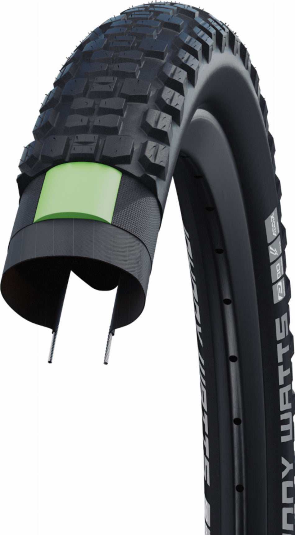 Schwalbe Johnny Watts LR Performance Line, Tube E-Bikes Drahtreifen 27,5", Addix black-reflex
