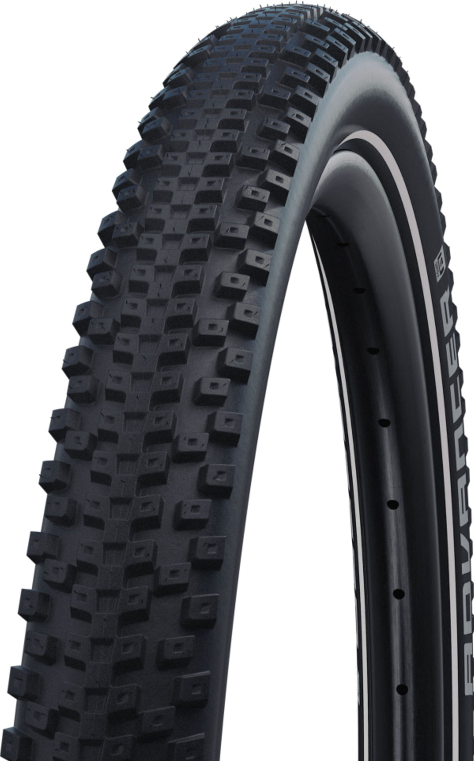 Schwalbe Advancer Hybrid PunctureGuard, Active Line, Tube Drahtreifen 27,5", Green Compound black-reflex