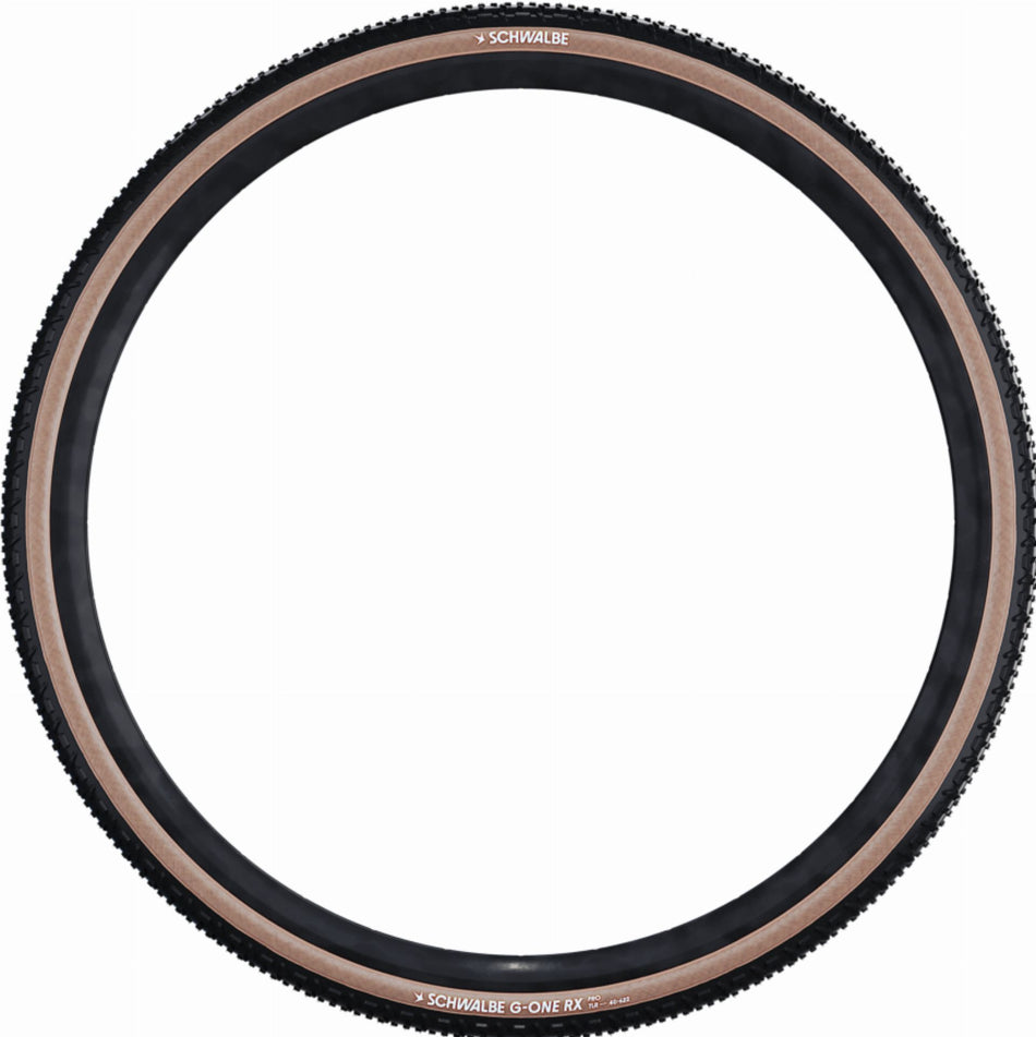 Schwalbe G-One RX Pro Super Race, V-Guard, Evolution Line, TLR Faltreifen 28" Addix Race transparent sidewall