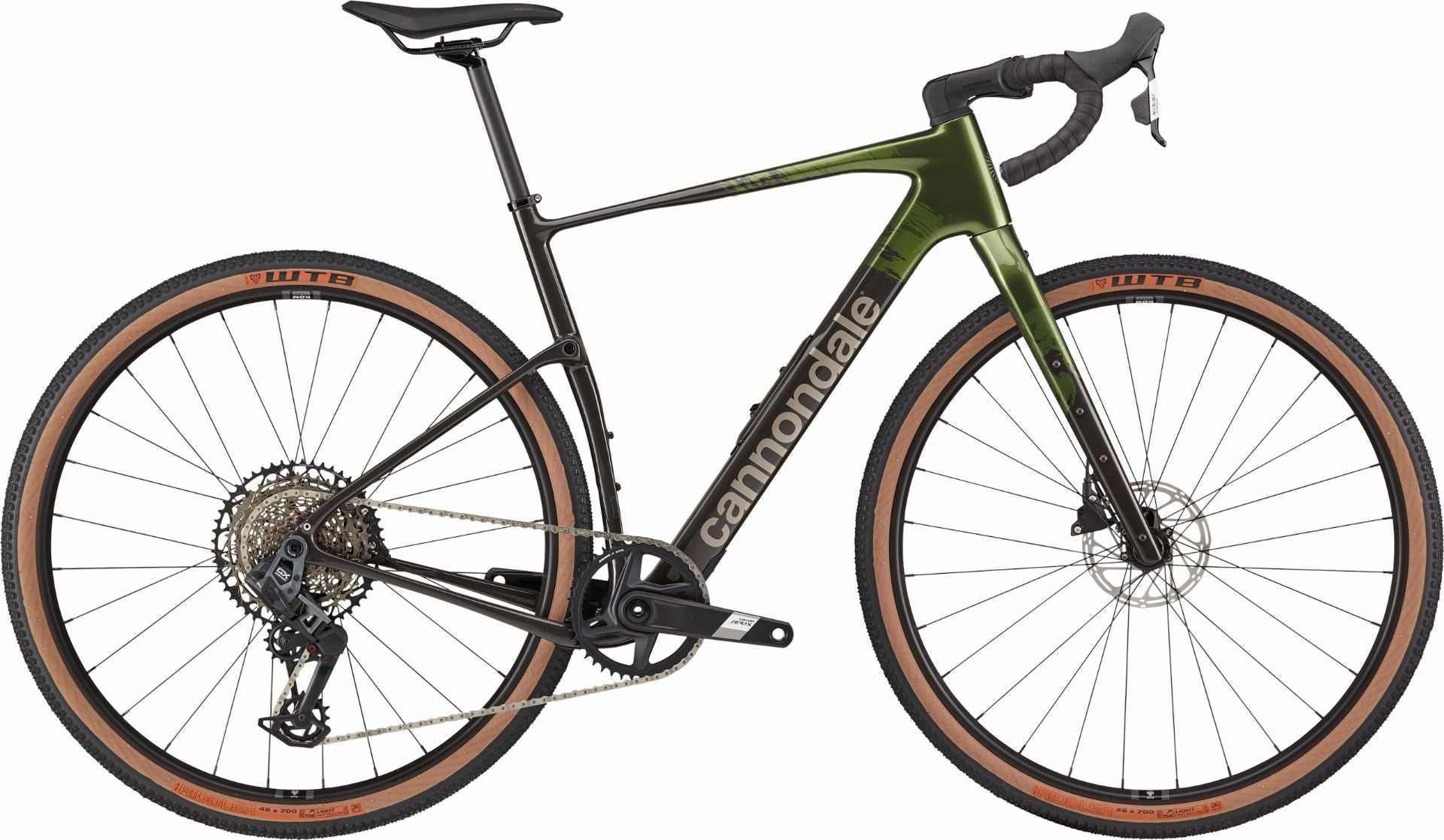 Cannondale Topstone Carbon 2 AXS 1x Gravelbike Diamant 28" spruce green - 54 cm