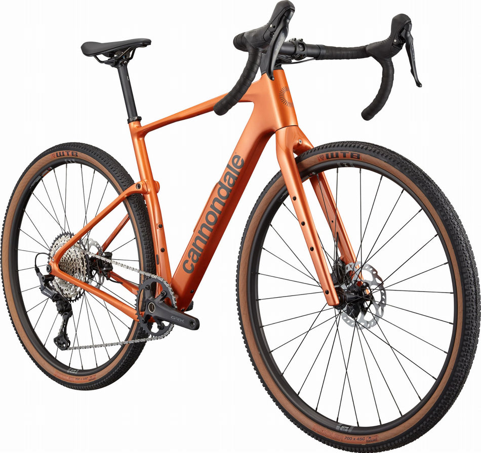 Cannondale Topstone Carbon 3 GRX 1x Gravelbike Diamant 28" orange slice