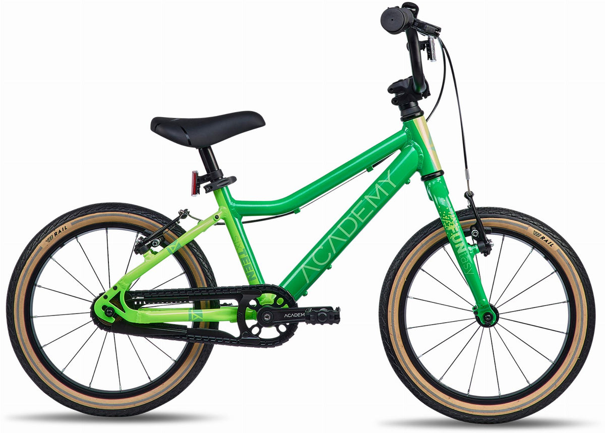 greens kinderfahrrad Academy Grade 3 Edition Kinderrad Diamant Knick 16" funtasy green – Biketech24