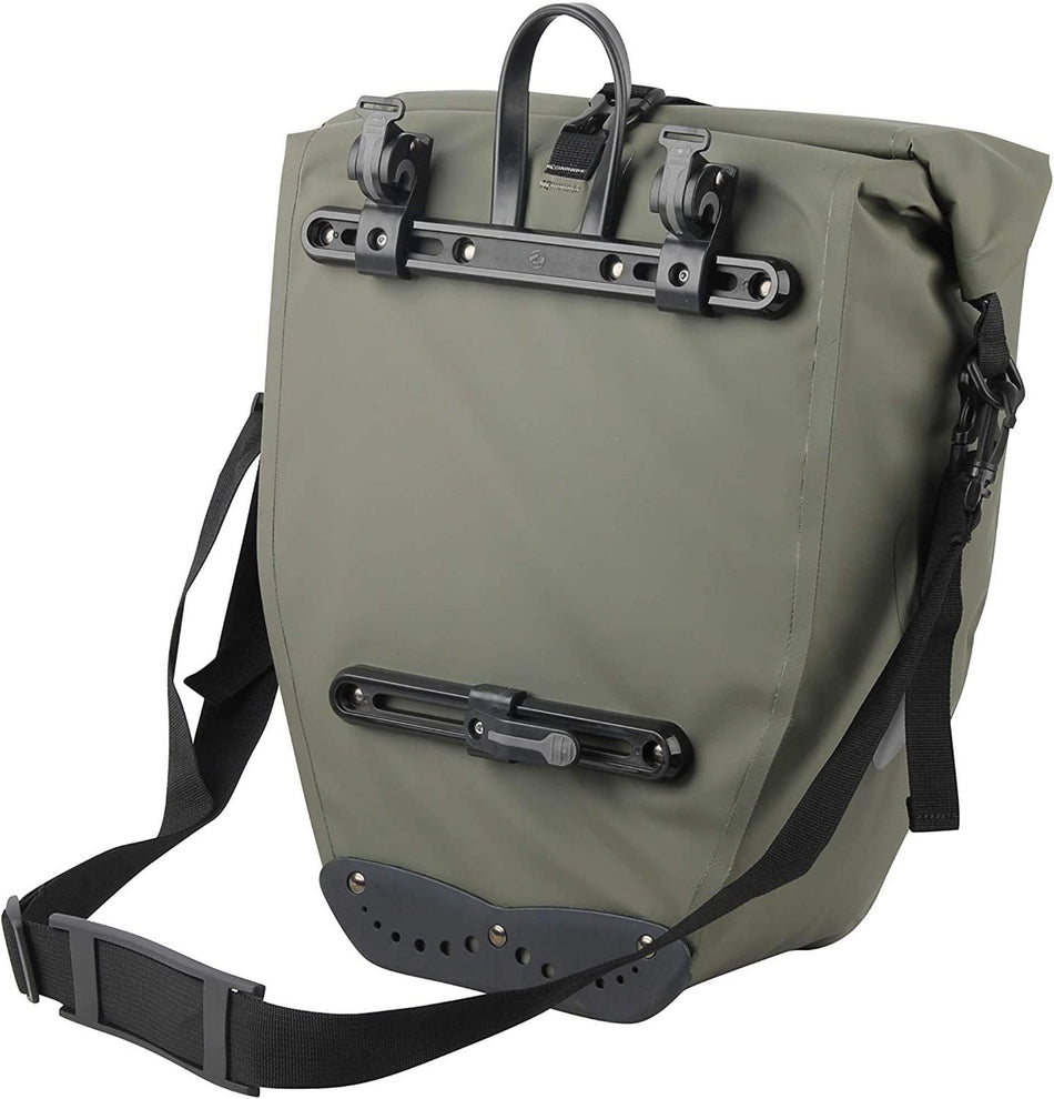 Büchel Gepäckträgertasche 100 % Wasserdicht inkl. Halterungssystem waldgrün 25,4 L