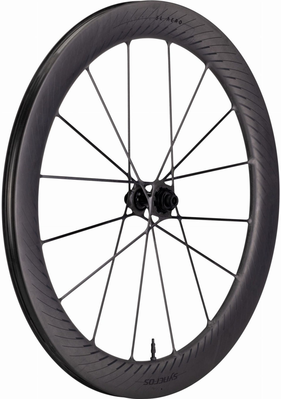 Syncros Capital SL Aero Vorderrad 28" DT Swiss® 240 Custom, DB, 100 mm, 12 mm TA, CL, 60 mm black matt