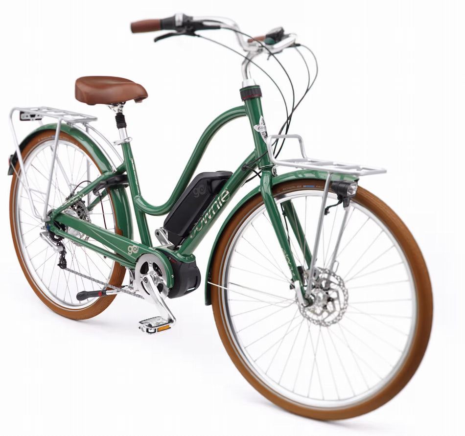 Electra Townie Commute Go! 5i EQ Step-Thru 500 Wh Retro E-Bike Wave 28" racing green M