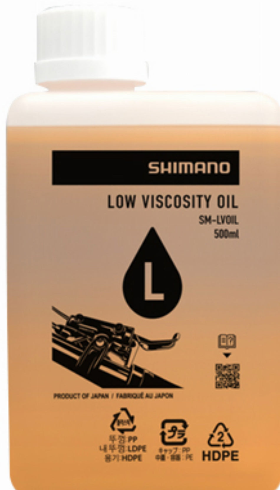 Shimano Mineralöl für Scheibenbremsen, niedrige Viskosität SM-LVOIL, nur kompatibel mit M9200, M9220, M8200, M8220 & MT805 Bremsanlagen