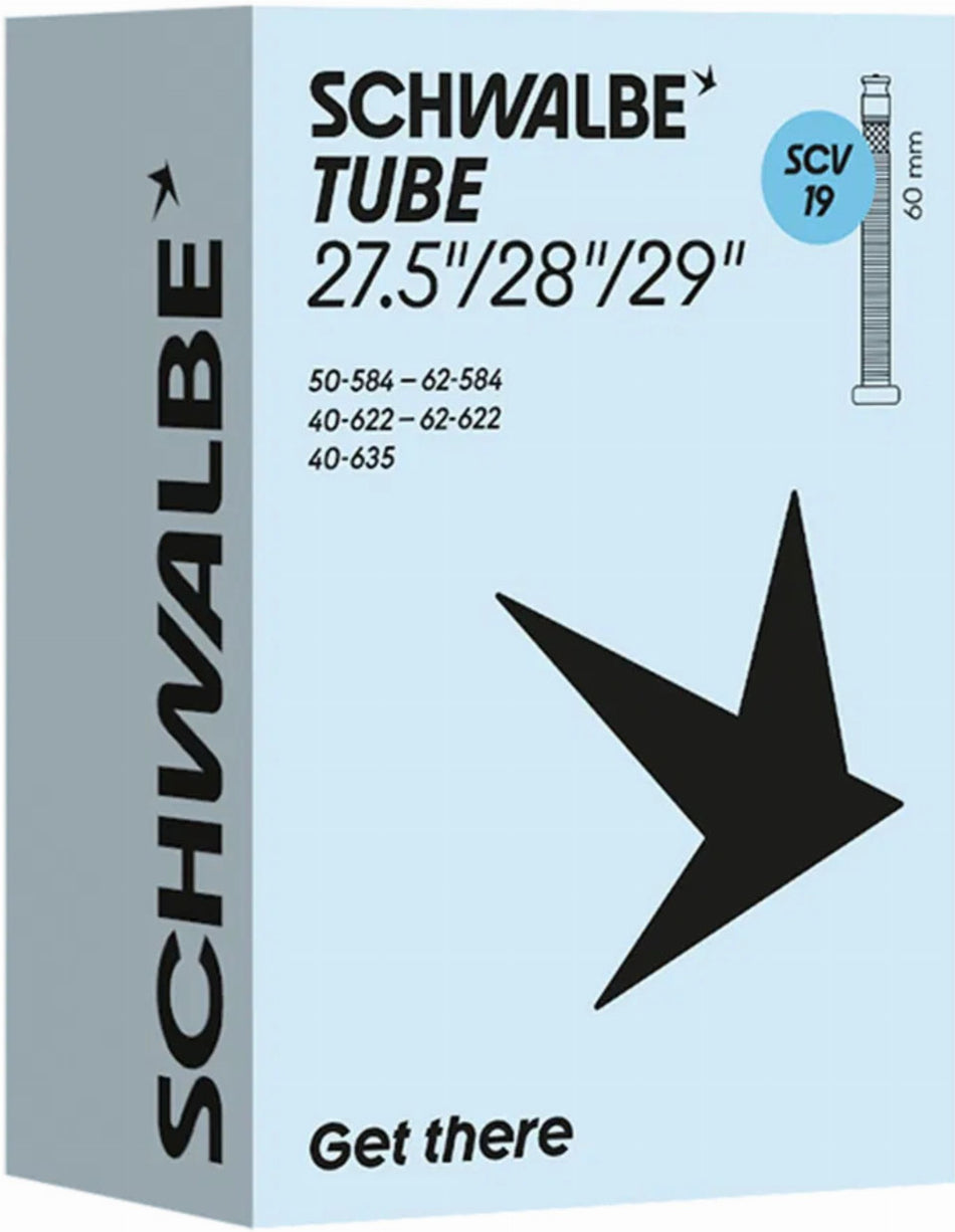 Schwalbe Nr. 19 SCV-Schlauch Clik Valve 27,5"/28"/29" 40/62-584/635