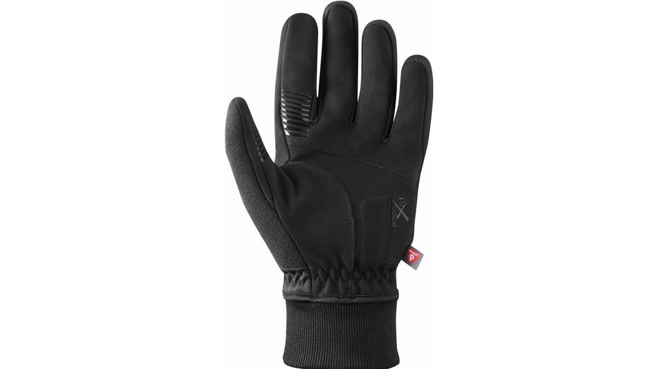 Shimano Windstopper Primaloft® windabweisende und wärmeisolierende Handschuhe lang black