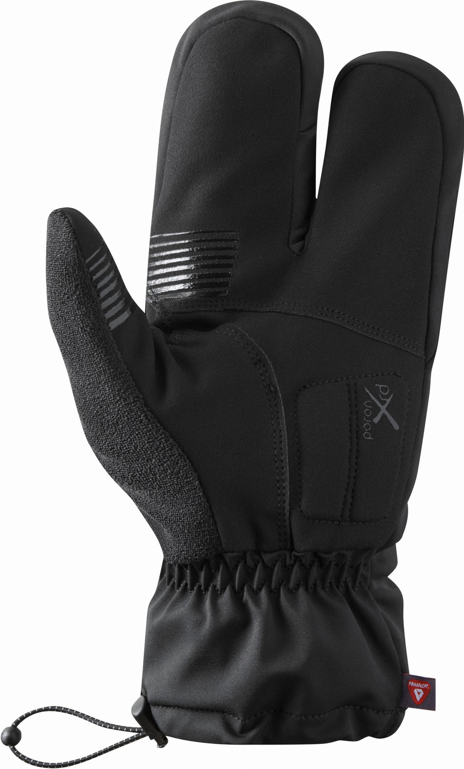 Shimano Windstopper Primaloft®2x2 Lobster windabweisende und wärmeisolierende Handschuhe lang black