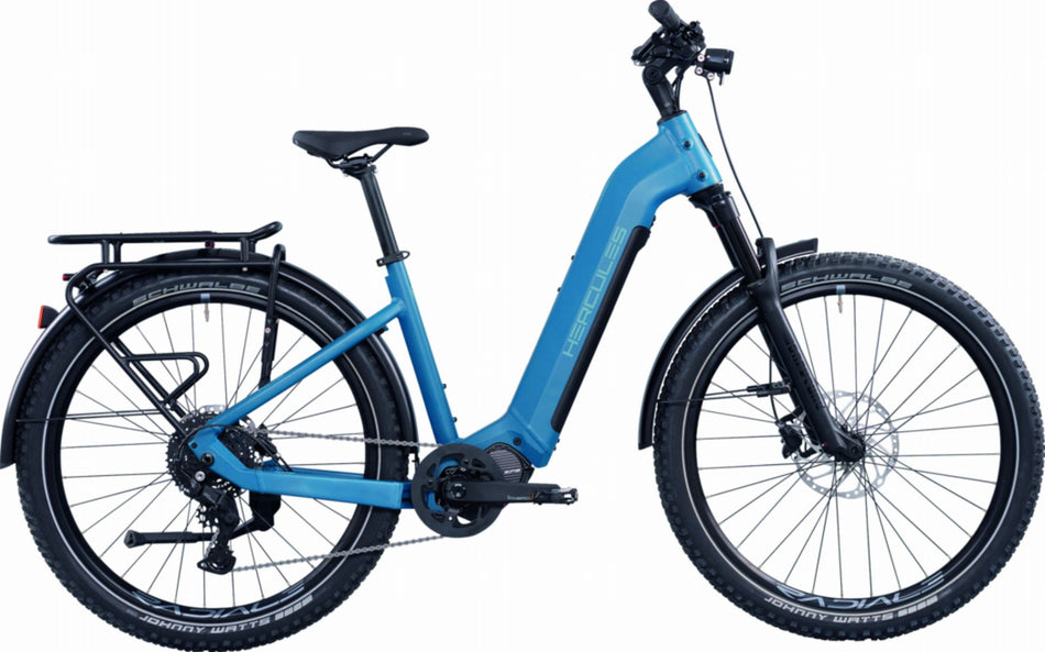 Hercules Nos SUV 2.3 630 Wh E-Bike Wave 27,5" blue grey-matt
