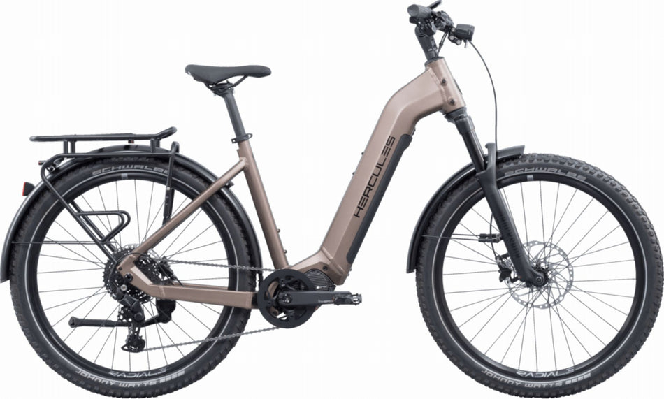 Hercules Nos SUV 2.3 630 Wh E-Bike Wave 27,5" brown-matt