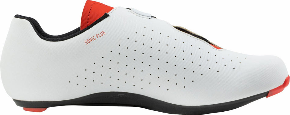 Northwave Sonic Plus Rennradschuhe white/red fluo