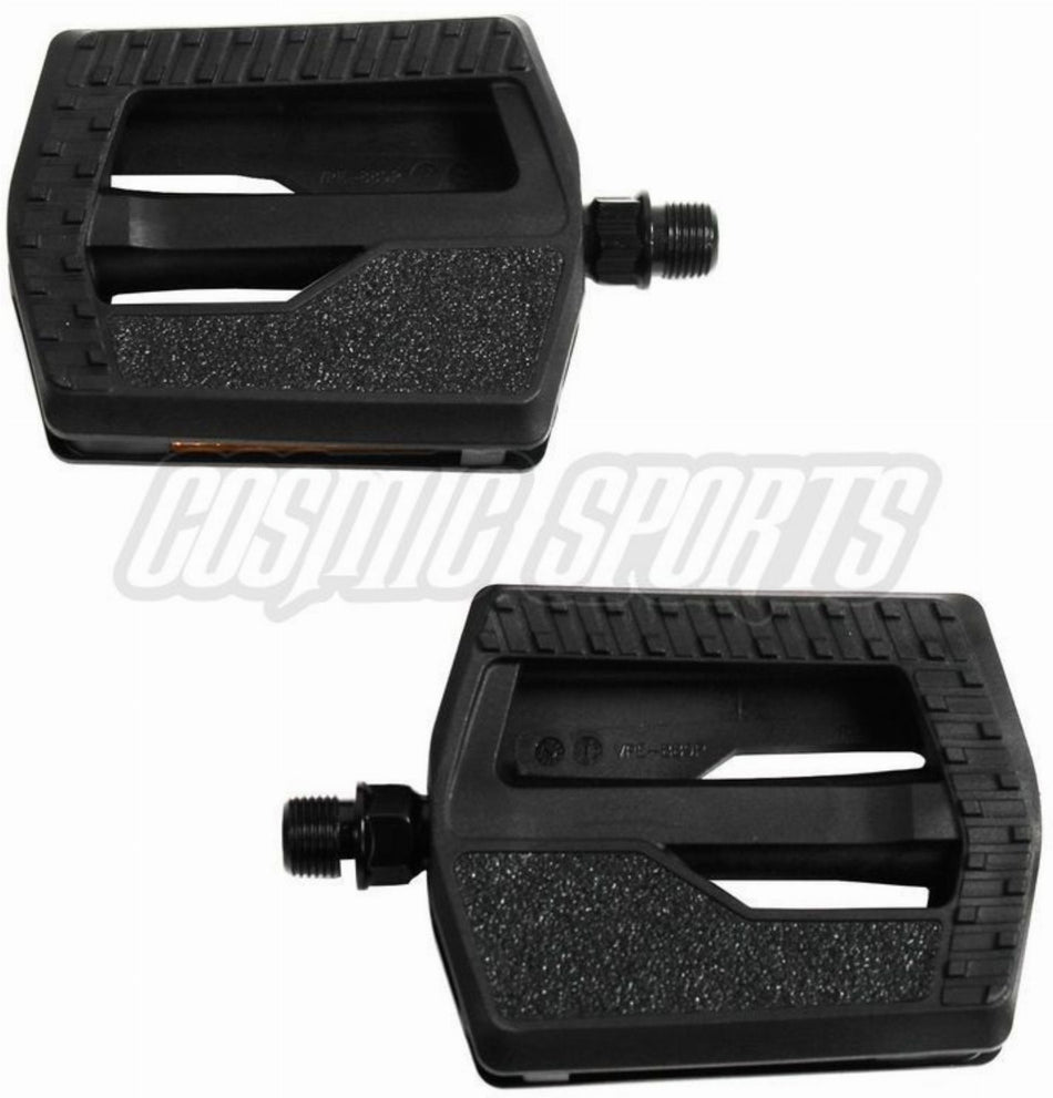 NG Sports Sahramee ReCycle Griptape Plattform-Pedal mit Reflektor 1 Paar schwarz 112 x 83,5 mm