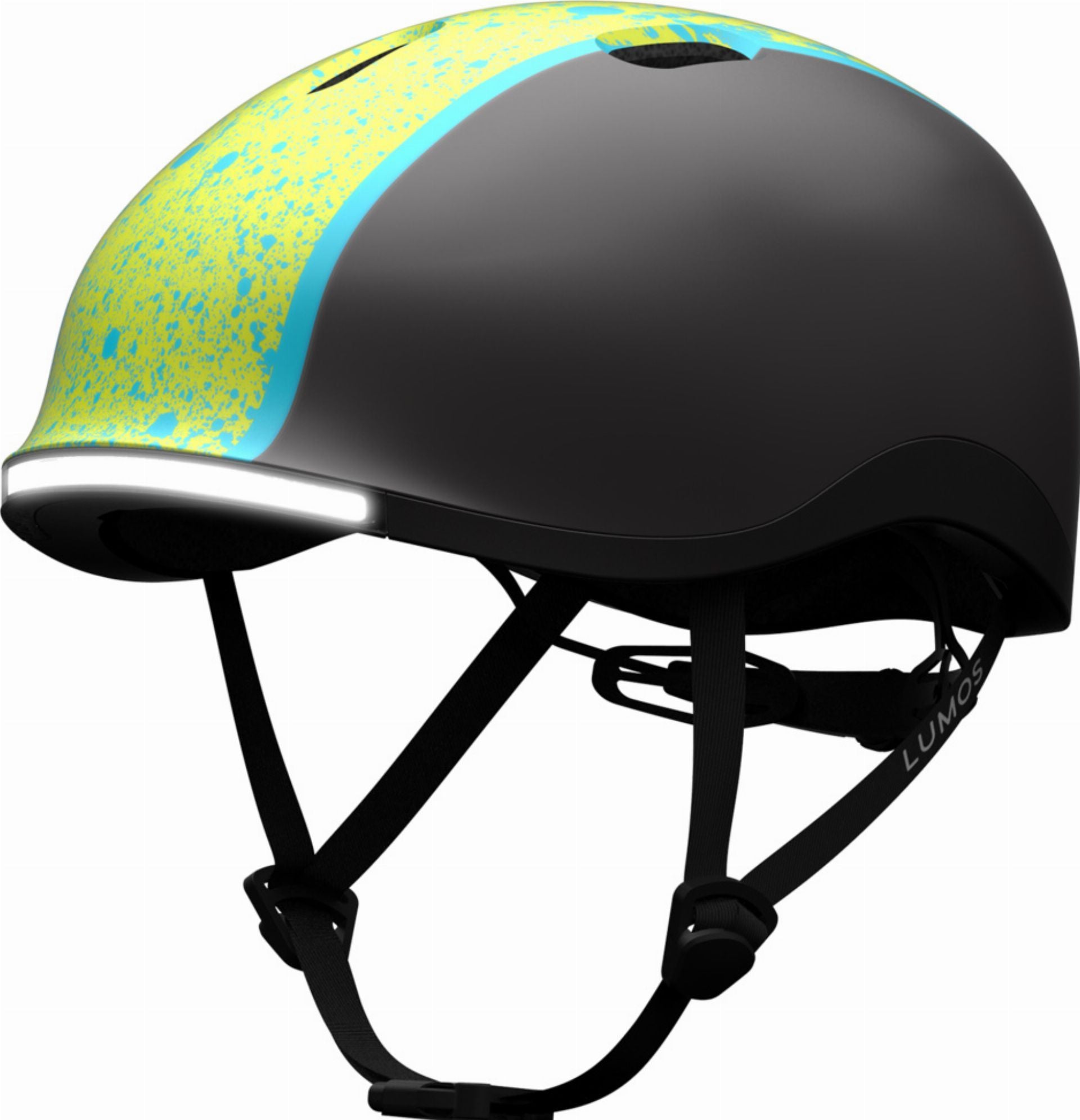 Lumos Nyxel Youth Kinder-Helm S (52-56 cm) - green overspray