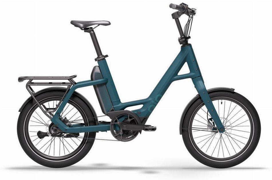 QiO Compact P5 Rücktrittnabe 545 Wh E-Kompaktrad 20" petrol blue matt 48 cm