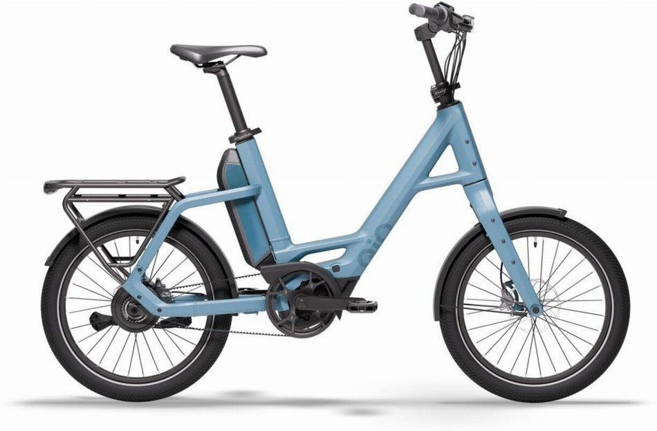 QiO Compact PE Enviolo TR 545 Wh E-Kompaktrad 20" retro blue matt 48 cm