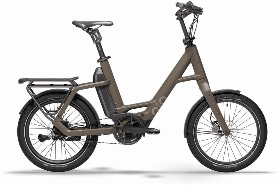 QiO Compact PX5+ 800 Wh E-Kompaktrad 20" dark olive matt 48 cm
