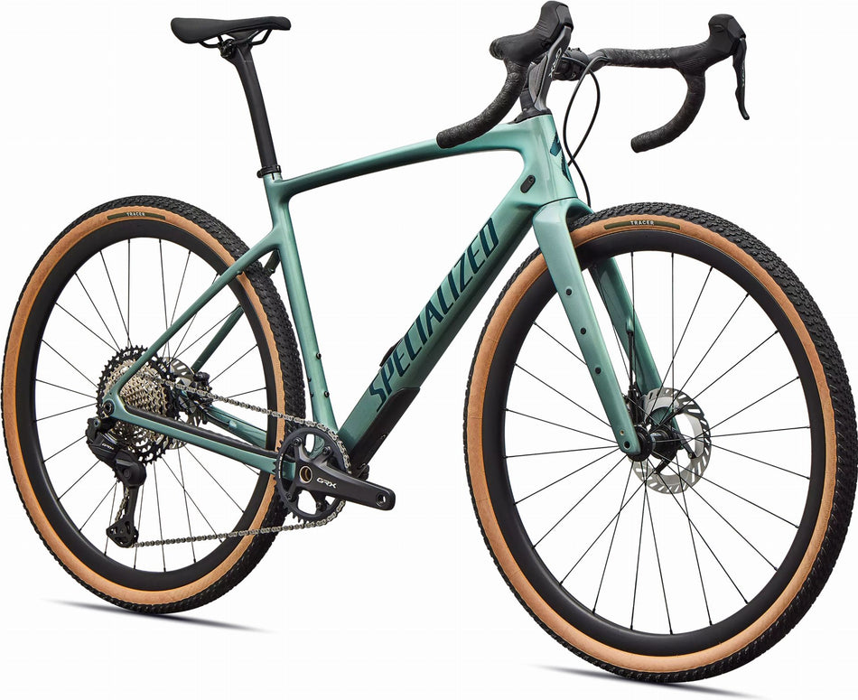 Specialized Diverge 4 Expert DI2 Gravelbike Diamant 28" Fjord Metallic/emerald Metallic
