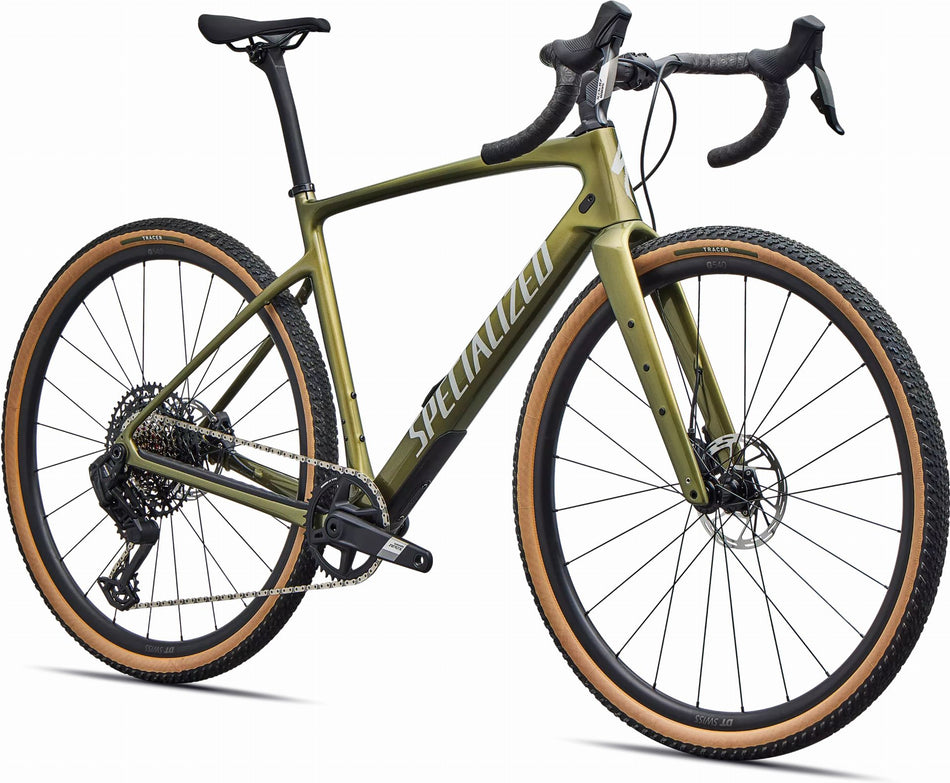 Specialized Diverge 4 Comp Carbon Gravelbike Diamant 28" Laurel Green Metallic/dolomite Metallic