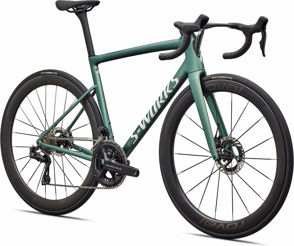 Specialized S-Works Tarmac SL8 DI2 Rennrad Diamant 28" Gloss Premium Fjord Metallic/White Metallic Silver