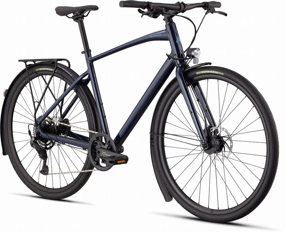Specialized Sirrus X 2.0 EQ Trekkingrad Diamant 28" Gloss Deep Marine/Grey Blue Frost Reflective